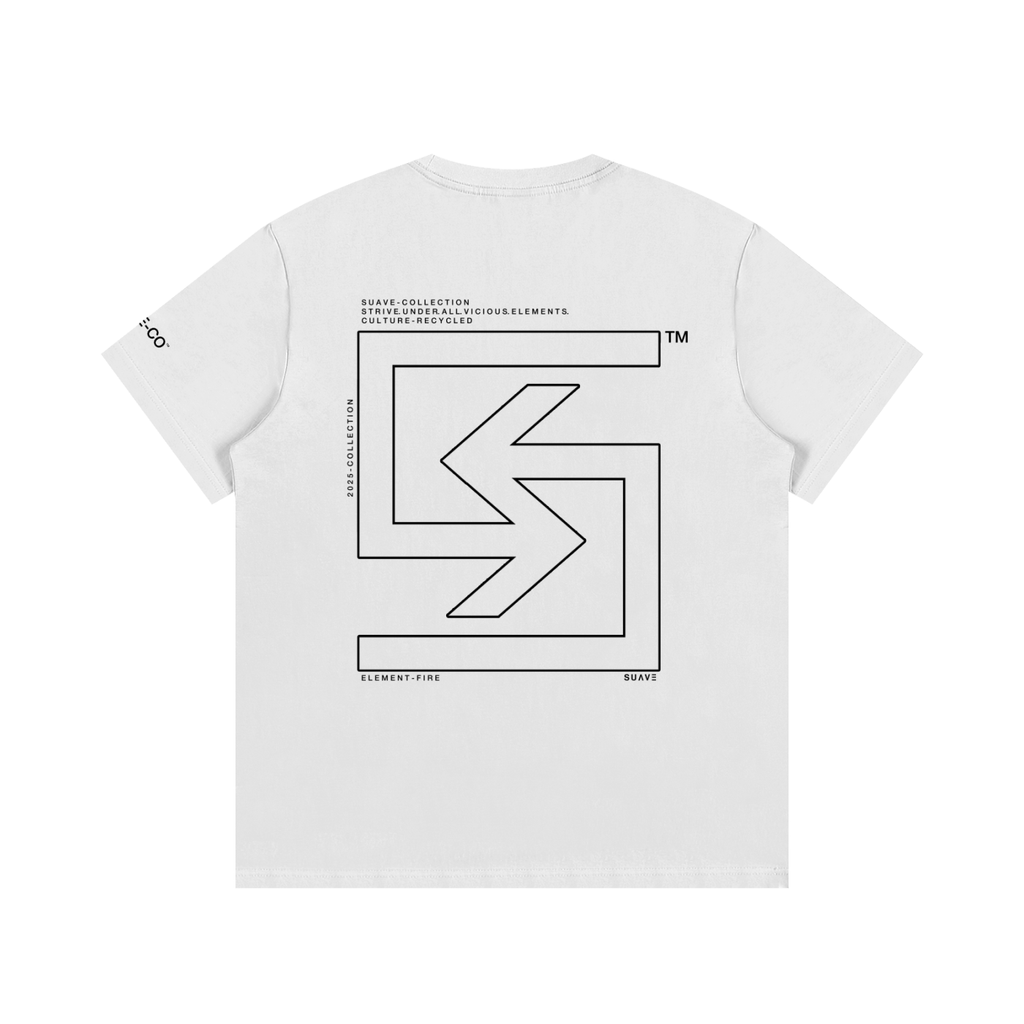 SUAVE-CO™ "OUTLINE" T-Shirt (WHITE)
