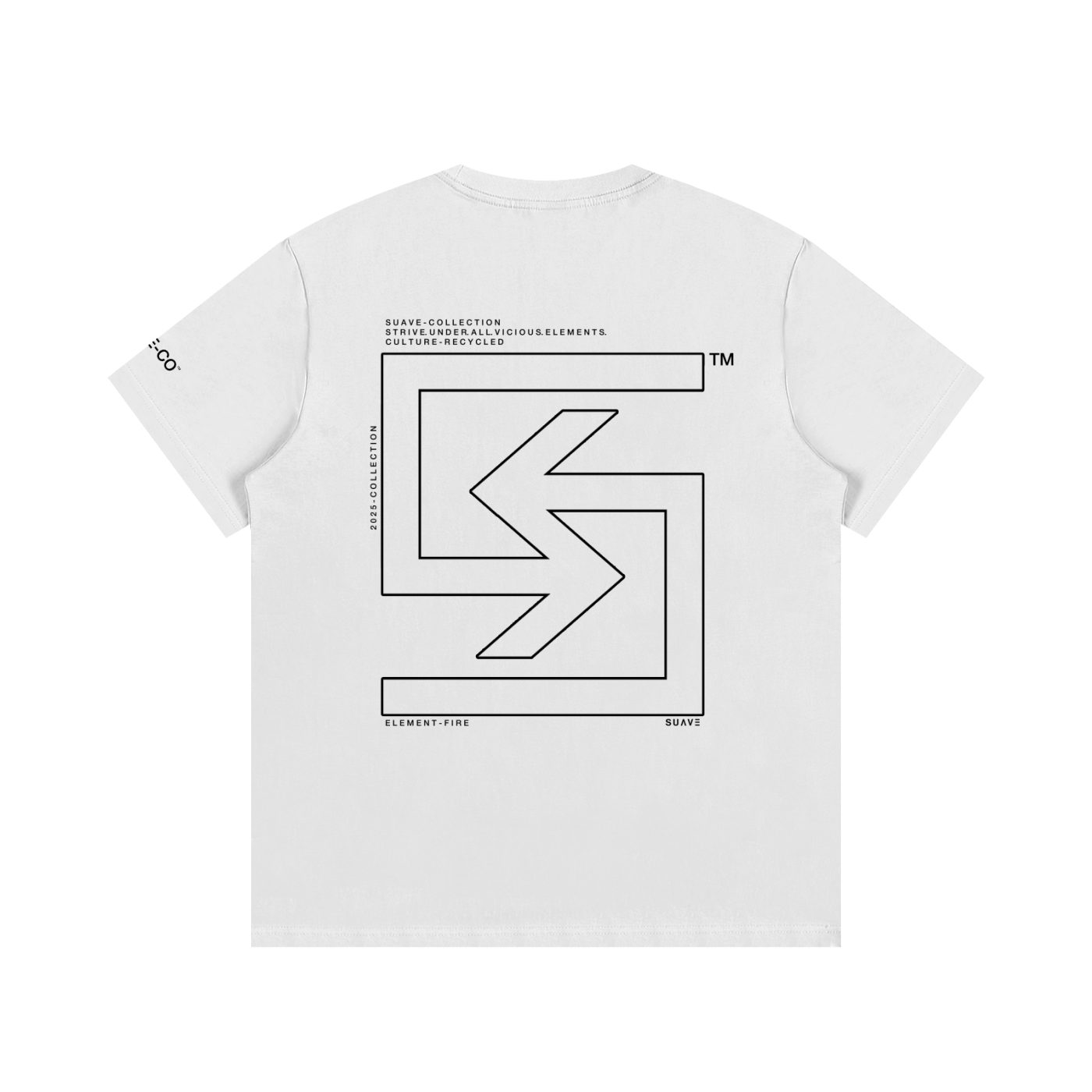 SUAVE-CO™ "OUTLINE" T-Shirt (WHITE)