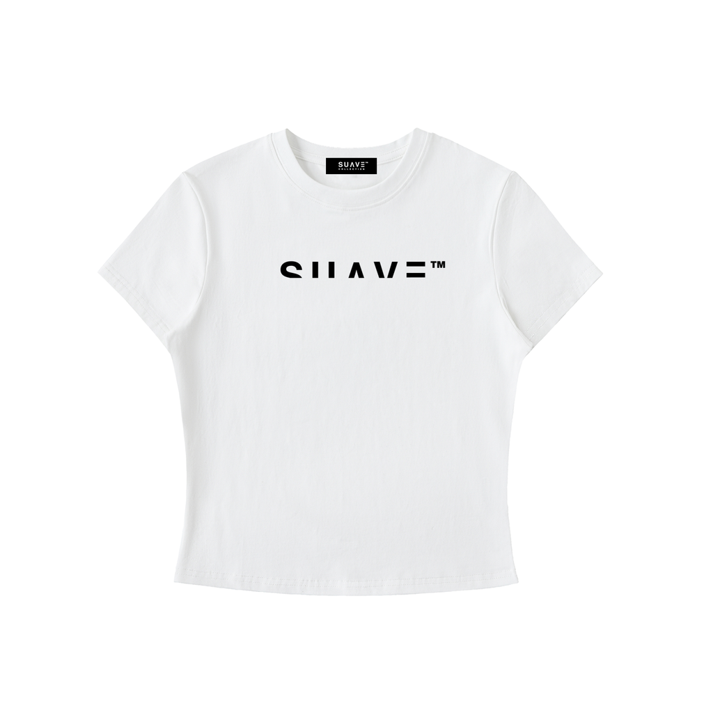 "MONEY-LOGO" Bodycon T-Shirt (WHITE)
