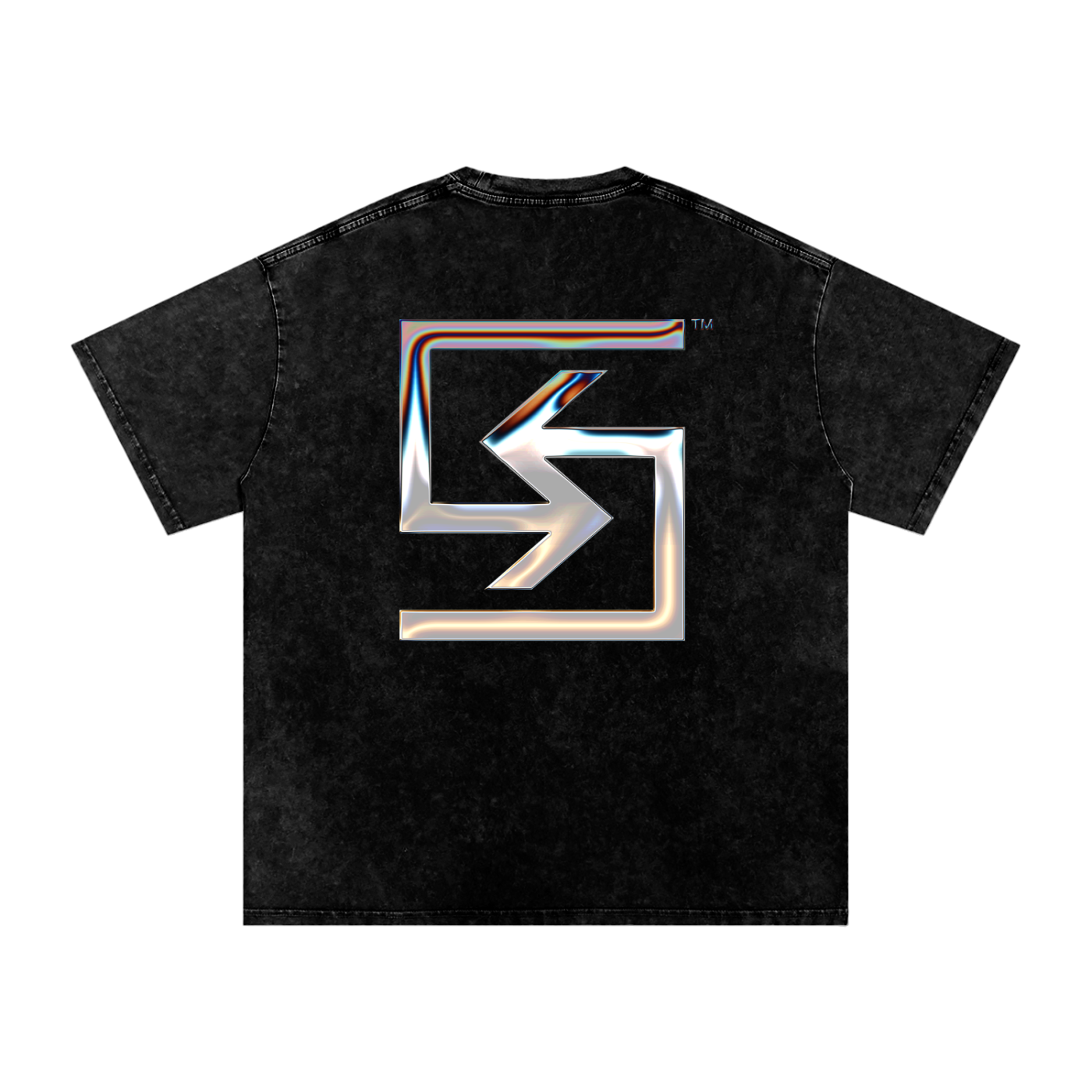 SUAVE-CO™ "CHROME" Washed Oversized T-Shirt