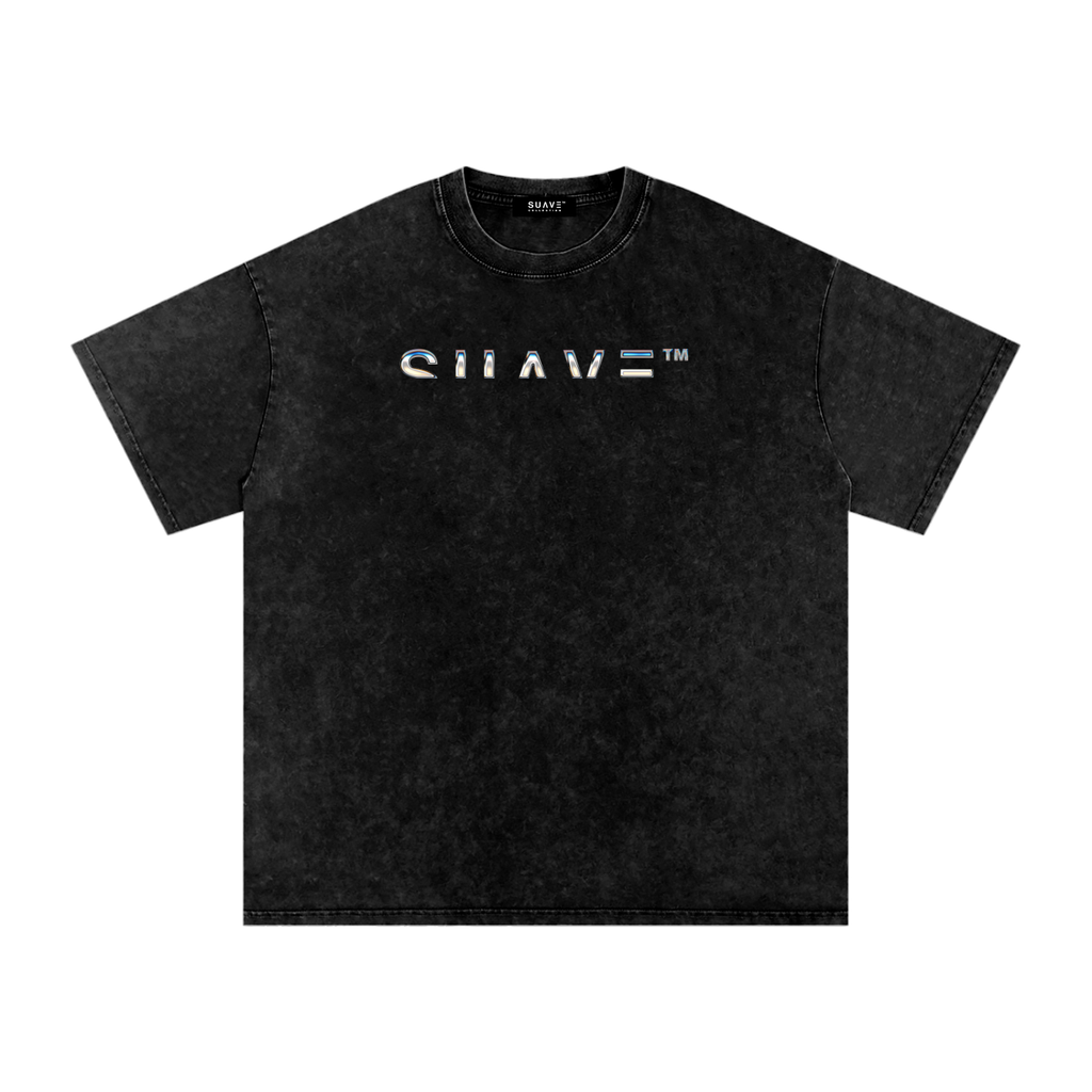 SUAVE-CO™ "CHROME" Washed Oversized T-Shirt