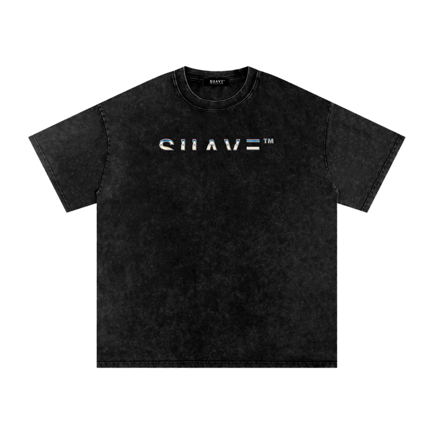 SUAVE-CO™ "CHROME" Washed Oversized T-Shirt