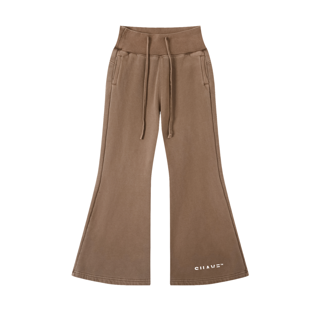SUAVE-CO™ Vintage Washed Flared Pants (Coffee)
