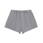 SUAVE-CO™ Washed Raw Edge Drawstring Shorts (GREY)