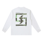"MONEY-LOGO" Long-Sleeve T-Shirt (WHITE)
