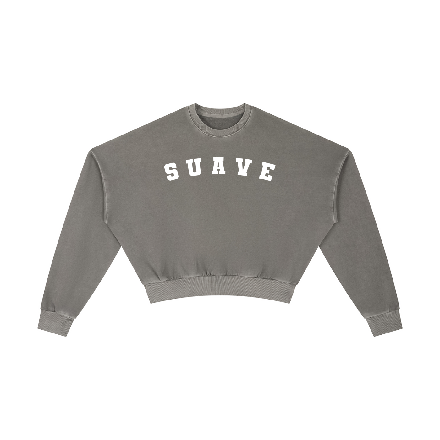 "VARSITY" Vintage Washed Cropped Sweatshirt