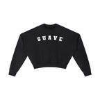 "VARSITY" Vintage Washed Cropped Sweatshirt