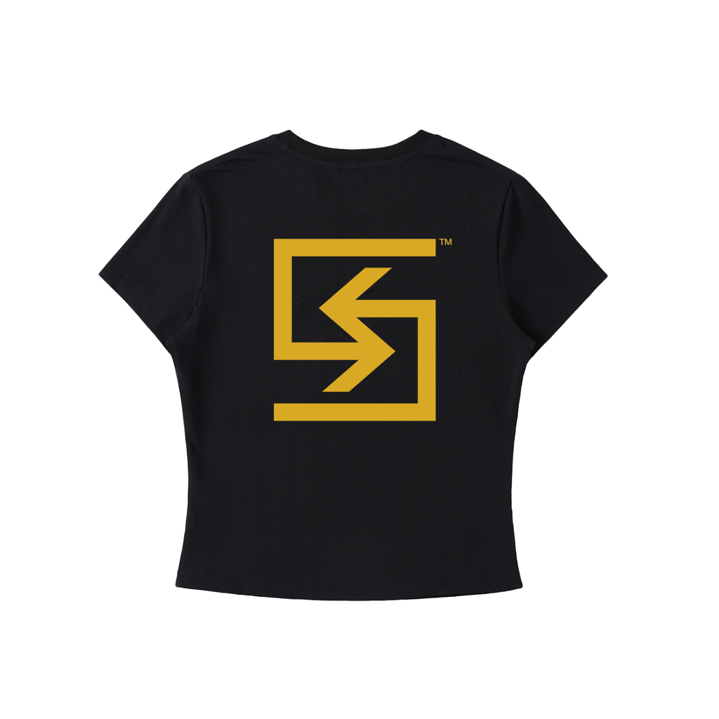 SUAVE-CO™ "LOGO" Bodycon T-Shirt (YELLOW)