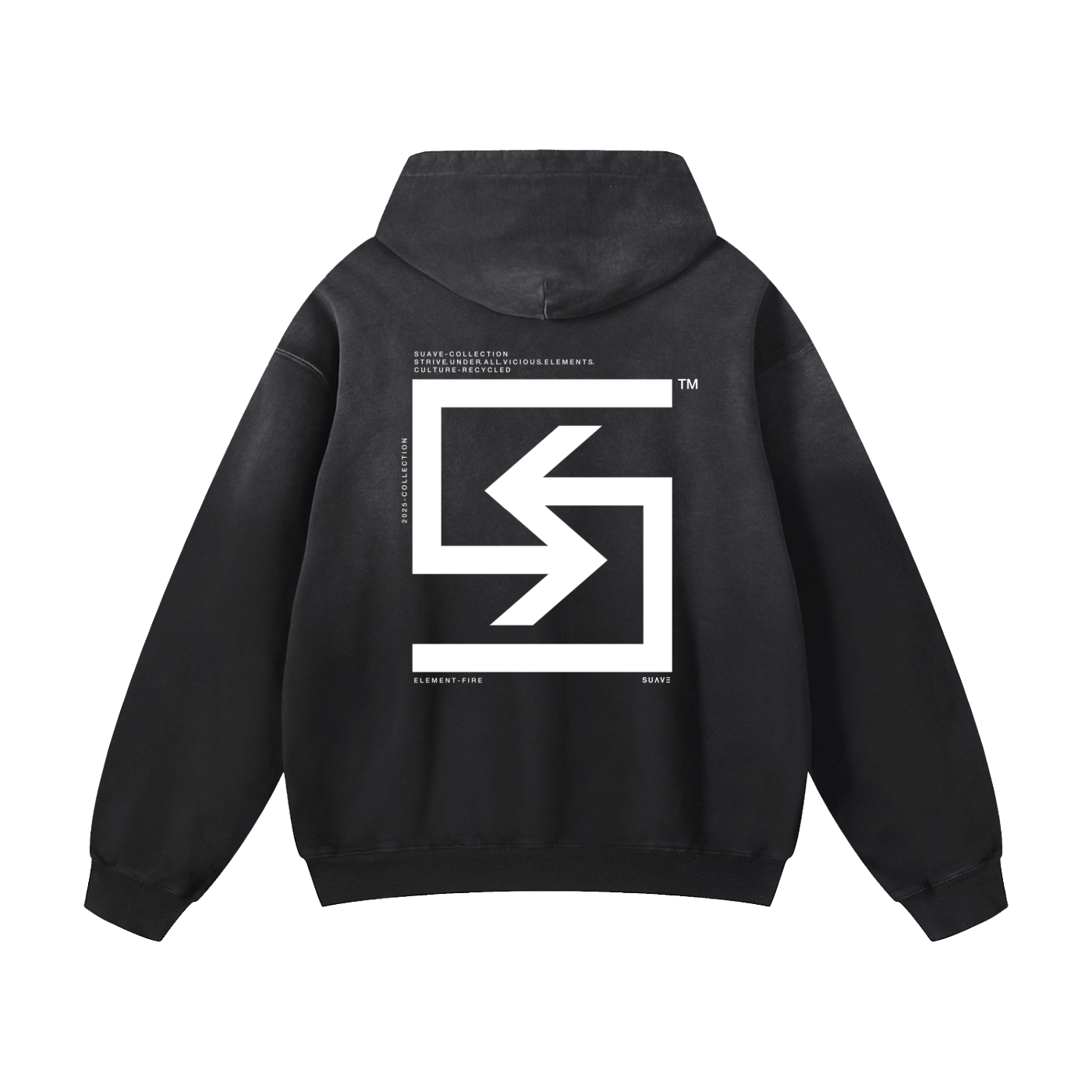 SUAVE-CO™ "LOGO" Sunfade Oversized Hoodie
