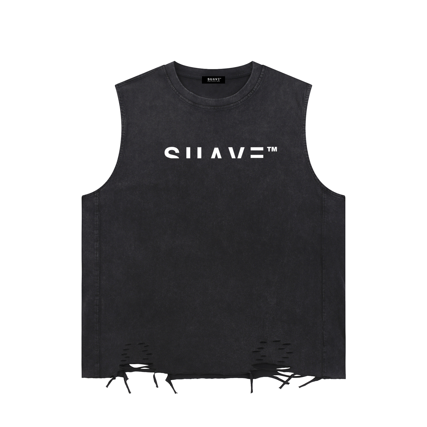 SUAVE-CO™ "LOGO Washed Tank Top