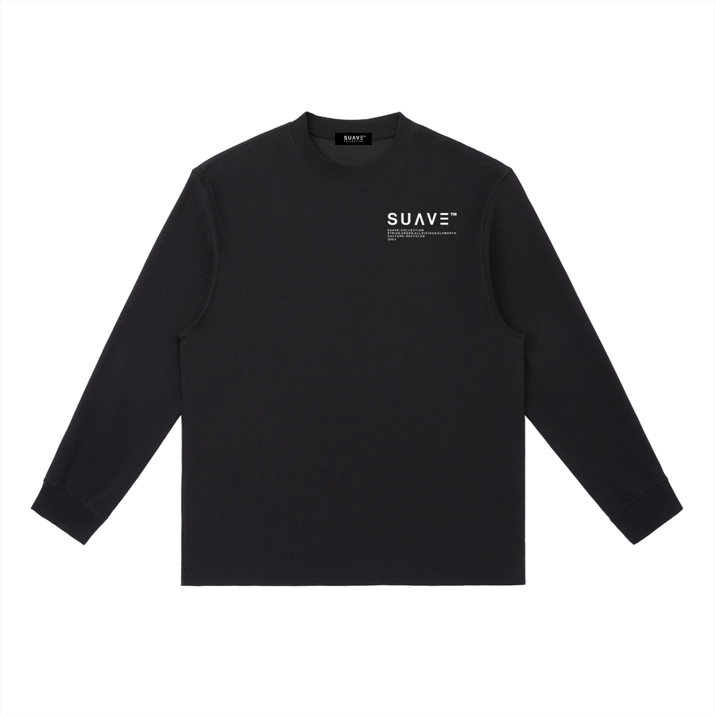 "LOGO" Long-Sleeve T-Shirt (BLACK)