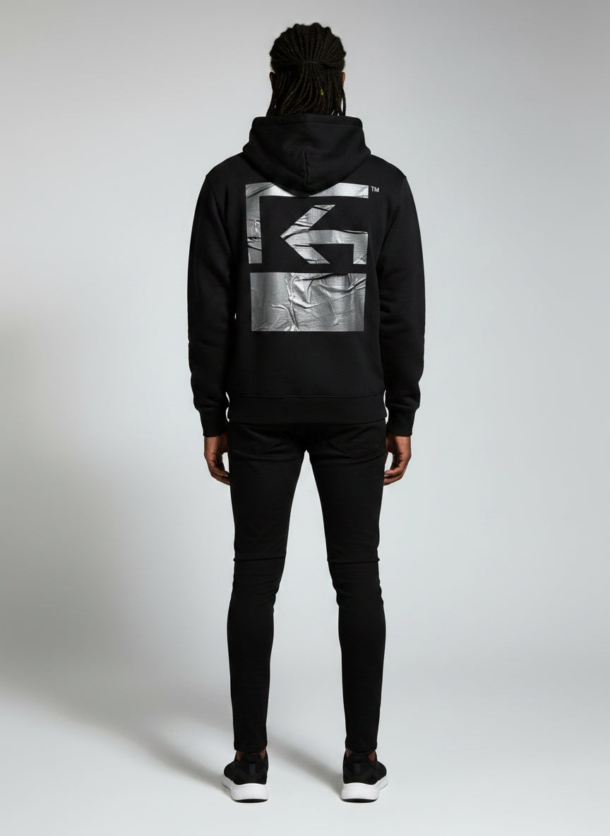 "RAN$OM" Oversized Boxy Fleece Hoodie