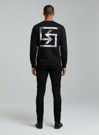 SUAVE-CO™ "CHROME" Long-Sleeve T-Shirt (BLACK)