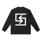 "MONEY-PLANE" Long-Sleeve T-Shirt (BLACK)