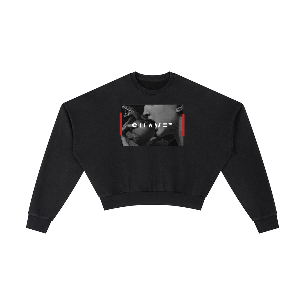 Vintage Washed Cropped Sweatshirt