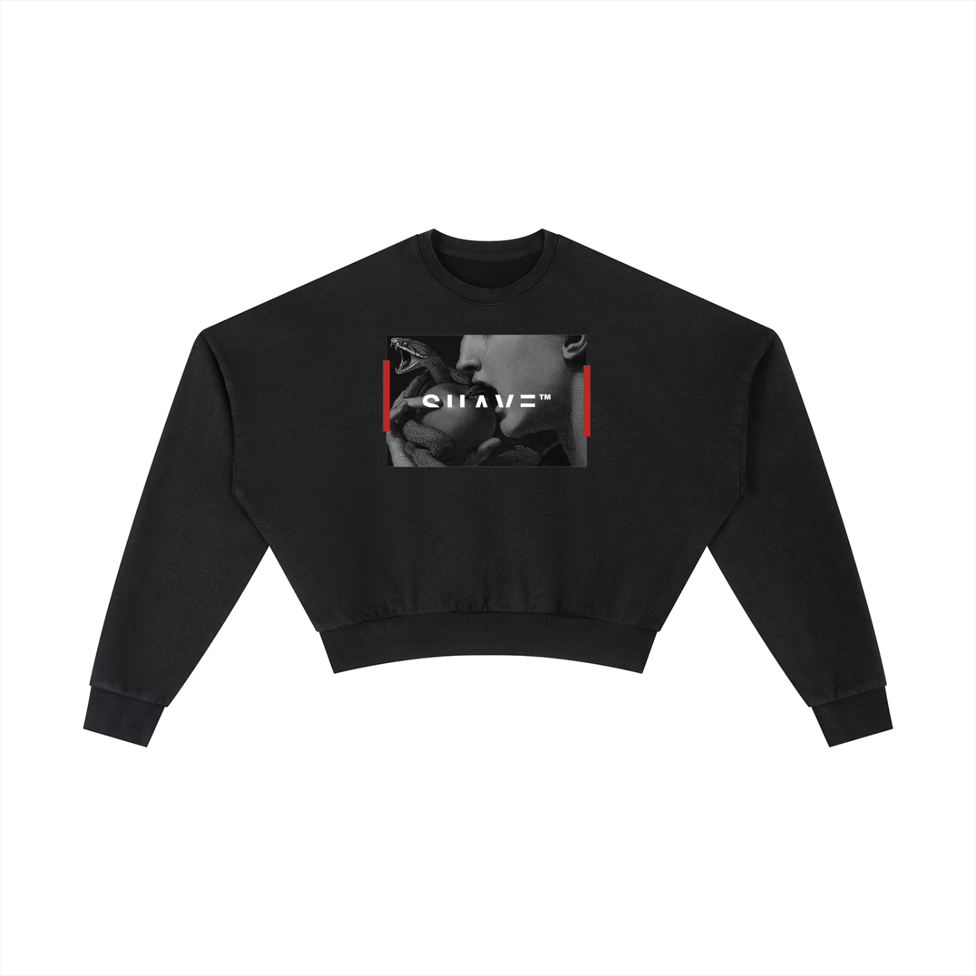 Vintage Washed Cropped Sweatshirt