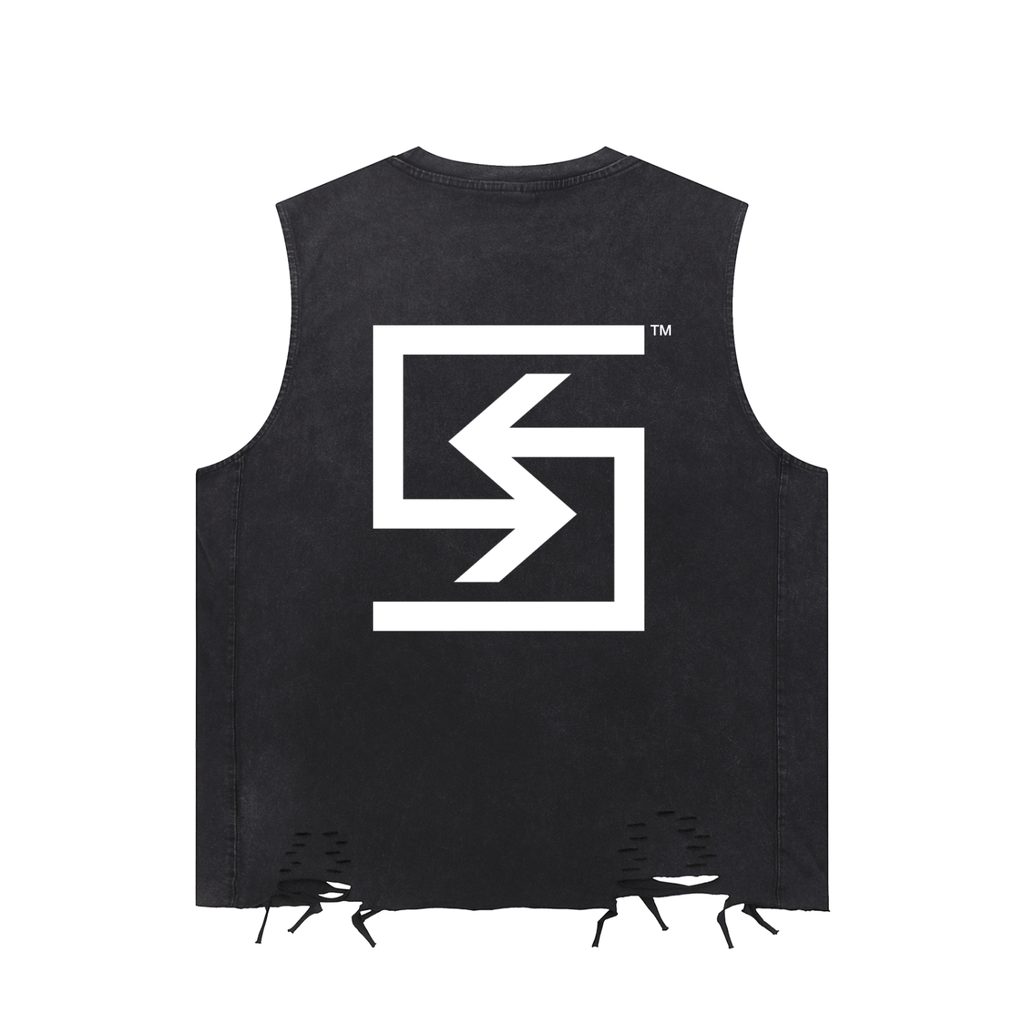 SUAVE-CO™ "LOGO Washed Tank Top