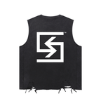 SUAVE-CO™ "LOGO Washed Tank Top