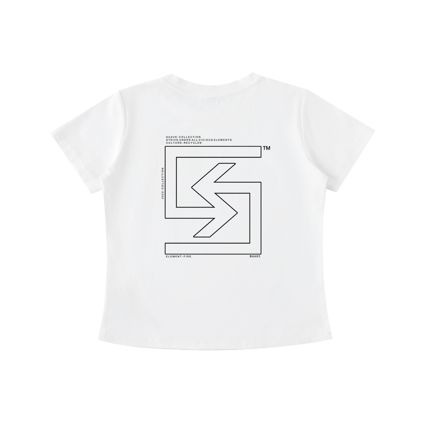 SUAVE-CO™ "OUTLINE" T-Shirt (WHITE)