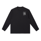 SUAVE-CO™ "CHROME" Long-Sleeve T-Shirt (BLACK)