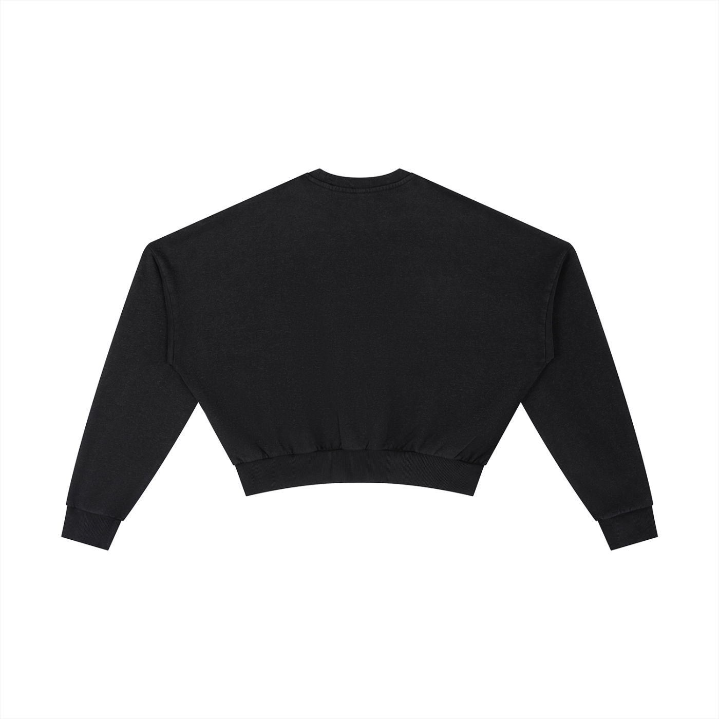 "VARSITY" Vintage Washed Cropped Sweatshirt