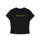 SUAVE-CO™ "LOGO" Bodycon T-Shirt (YELLOW)