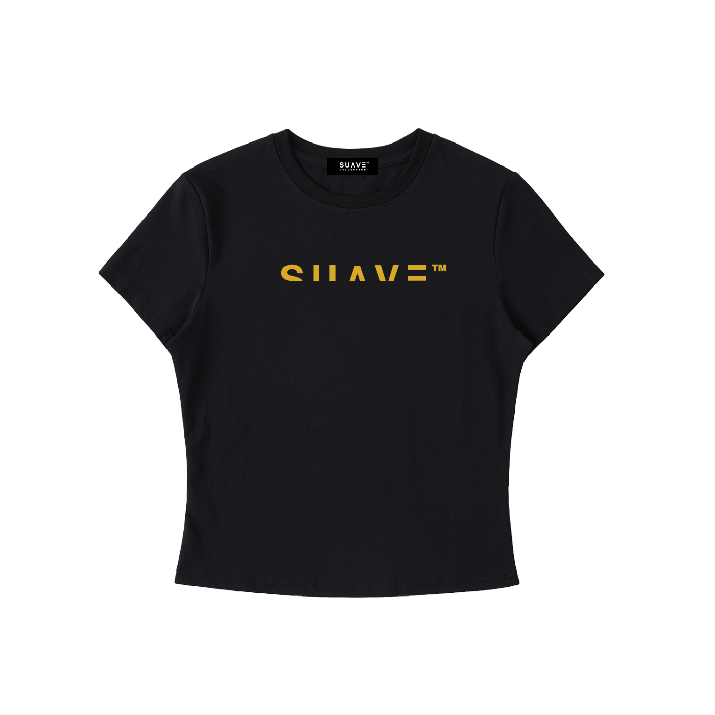 SUAVE-CO™ "LOGO" Bodycon T-Shirt (YELLOW)