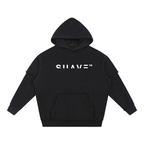 Snow Washed Raw Edge Double Layered Hoodie