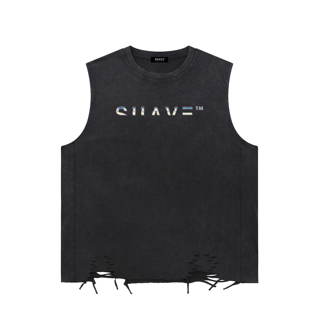 SUAVE-CO™ "CHROME" Washed Tank Top